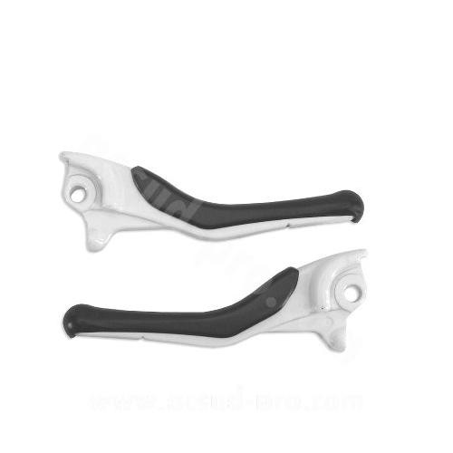 Leviers frein blanc mbk 50 - blanc,