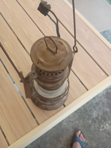 Ancienne lampe tempete feuer - ancienne,