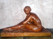 Terre Cuite Patiné Femme Nue