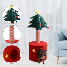 Arbre à chat de Noël avec