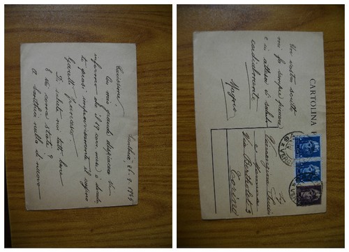Carte postale vercelli voyagee - postale,