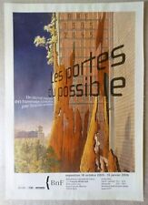 FRANCOIS SCHUITEN affiche originale ENTOILEE exposition 2005