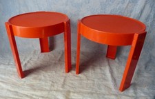 #Mobilier Vintage 70's# Flair pour Prisunic / Lot de 2 Tables de chevet