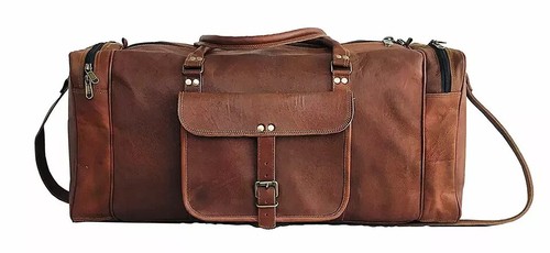Sac sport vintage cuir - en,