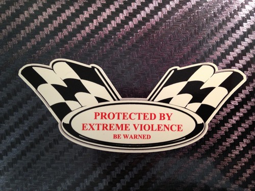Sticker protected by - x,