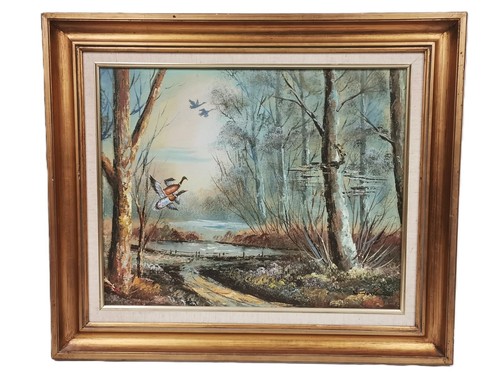 Tableau peinture huile - tableau, sur