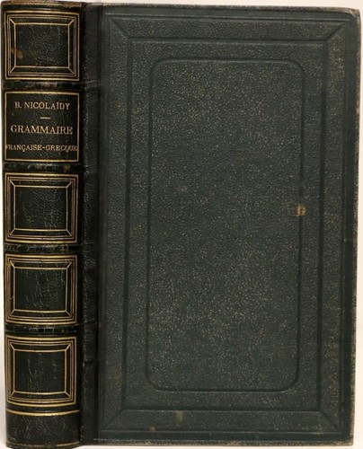 Nicolaïdy grammaire - nicolaÏdy, (b.)