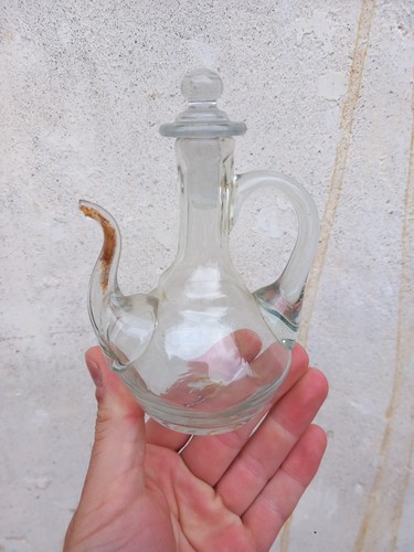 Burette huilier verre - v,