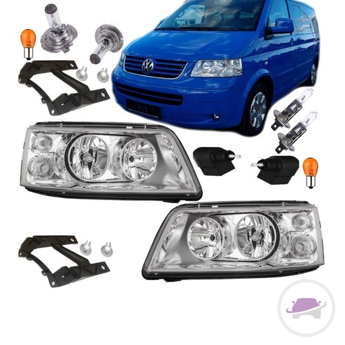 Feux phares avant chrome - feux,