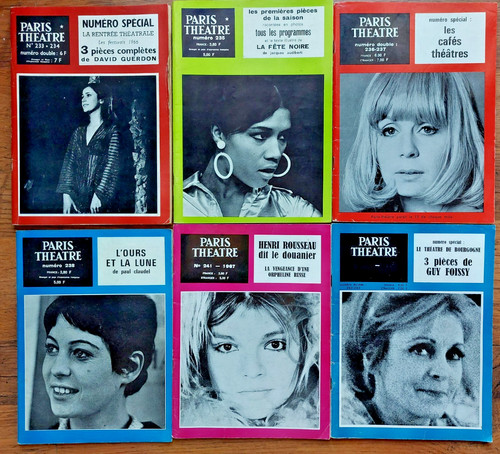 Lot paris théâtre 1966 - lot, paris-théâtre