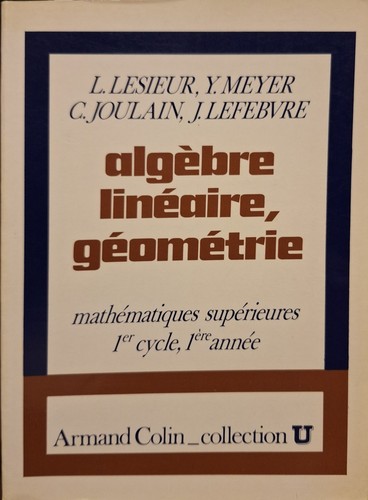 Lesieur meyer algèbre - lesieur/meyer,