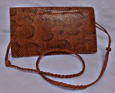 Vintage Sac cuir python genuine leather bag