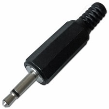 Connecteur Jack 3.5mm 2 Pôles Mâle Audio Usage Écouteurs Et Microphone Plastique