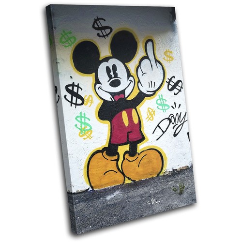 Mickey graffiti street art - mickey,