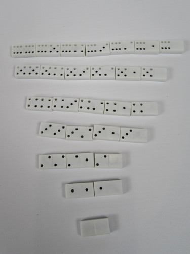 210h jeu dominos plastique - dominos,