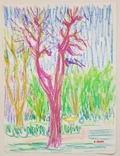 François DIANA (1903-1993)  l'arbre rose