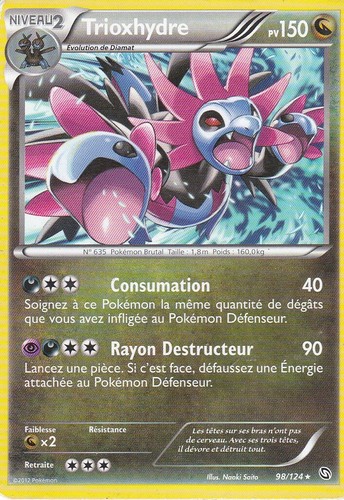 Carte pokemon trioxhydre - pokemon,