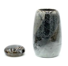 CHANTAL & THIERRY ROBERT  Ensemble Vase Et Galet Céramique Era Hair Le Douget