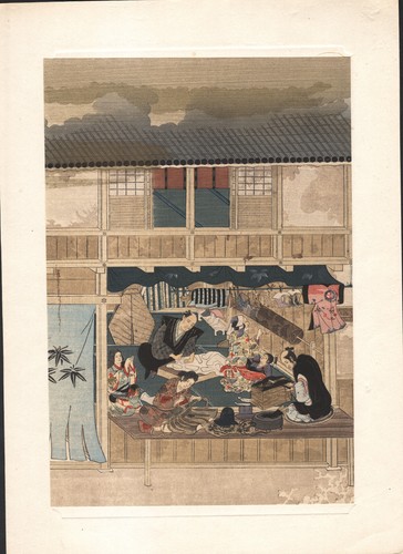 1920 estampe japonaise tosa - 1920,