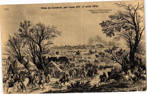 Cpa prise cambrai par - prise,