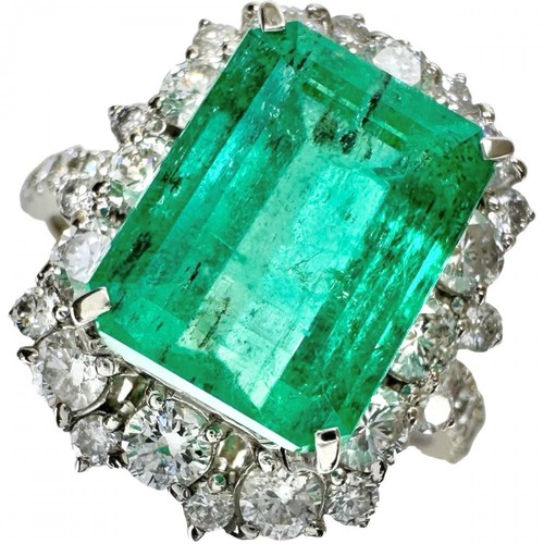Bague emerald 3 - us, 3.203ct
