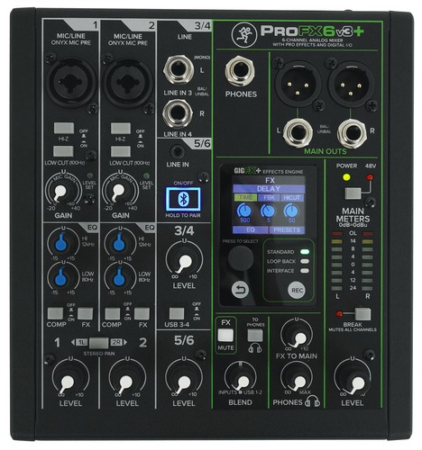 Mackie profx6v3 channel - mackie, profx6v3+