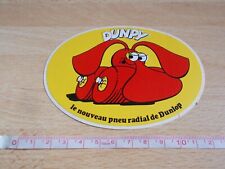 Autocollant DUNPY - PNEU RADIAL DE DUNLOP