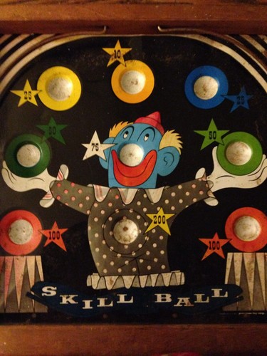 Vintage skill ball pressman - by,