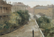 Affiche European City Street -