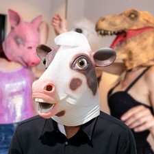 Masque de vache d'Halloween en