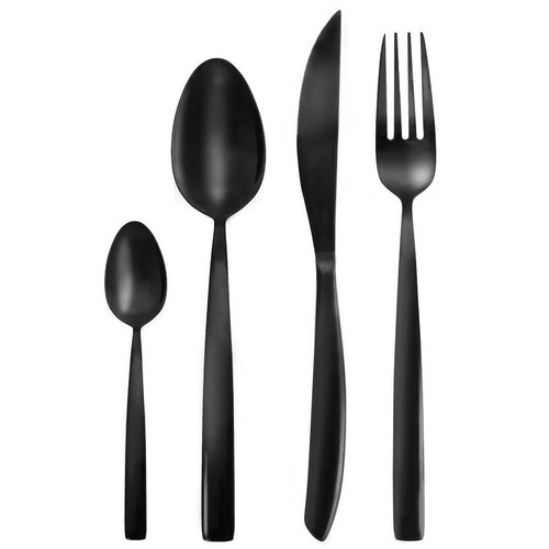 Ménagère acier noir pour - en,