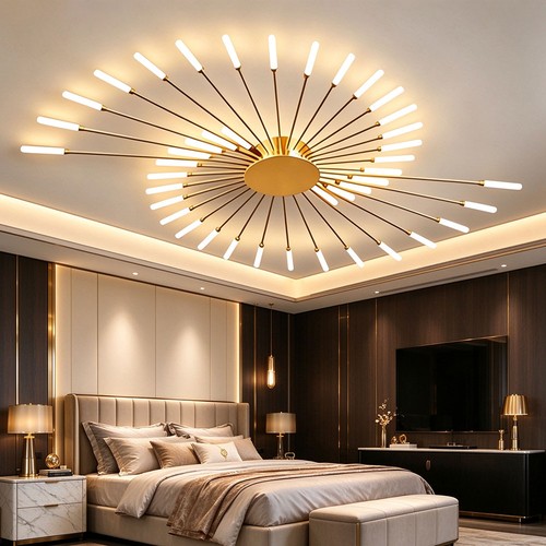 Doré led plafonnier - doré,