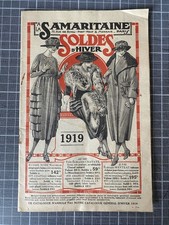 Catalogue 1919 :SAMARITAINE