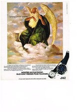 PUBLICITE  1975    JAZ  montres electronic