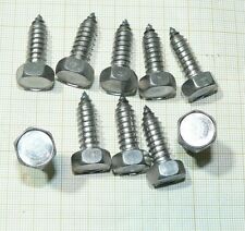 30 Vis à Tôle INOX FÖRCH Hexagonal DIN 7976, Acier Inoxydable a2, 8 x 25