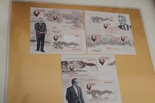 TIMBRES MONACO 3 BLOCS RAINIER III PRINCE BATISSEUR NEUFS- 2023- MONTE CARLO