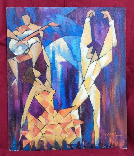 Tableau 55x46 post cubiste - 55x46,