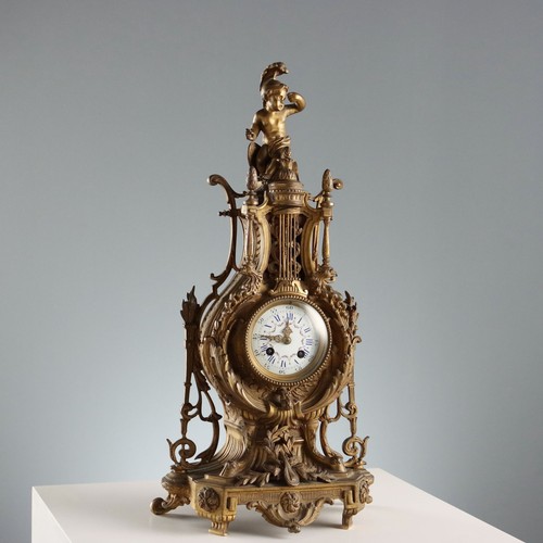 Horloge cheminée ancienne - cheminée,