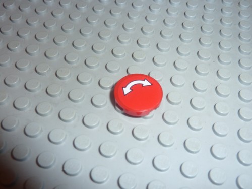 Lego tile round 2x2 - lego, black
