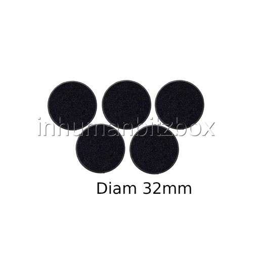 Socle base rond d32mm - socle, x5