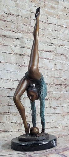 Signée bronze statue art - bronze,