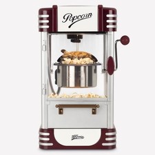 Machine a popcorn HKoeNIG - POP330 - Design retro - Capacité 50g - Lumiere in...