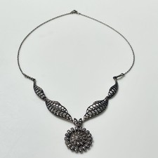 ANCIEN Collier  argent massif