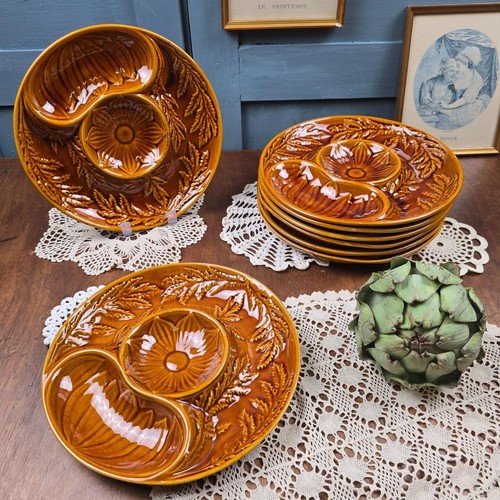 Sublime lot assiettes à - 8,