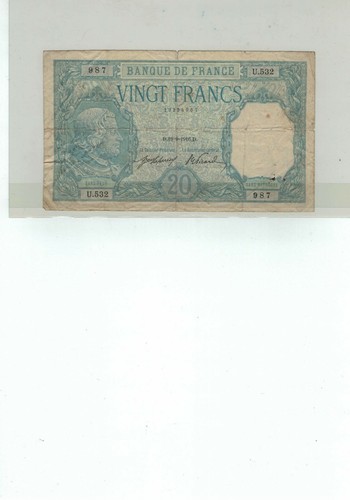 Joli billet francs - billet,