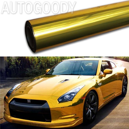 Gold chrome mirror - x,