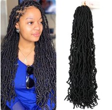 Nu Locks Crochet Faux Locks. Lot de 7paquets, 18pouces, couleurs différentes.