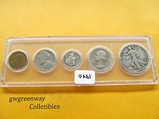 1940 Argent Naissance Année Kit 5 Pièces (Autres Ans Aussi)