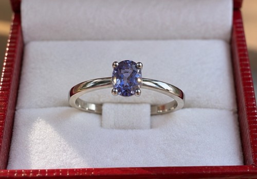 Bague saphir naturel - bague,