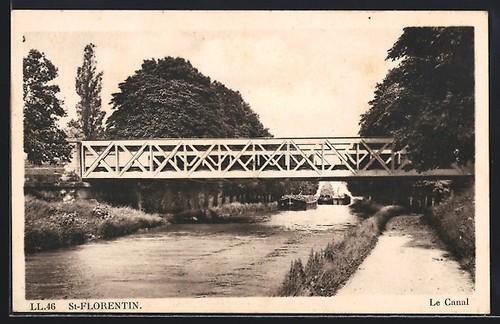 Cpa florentin canal et - cpa,